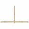 Ekena Millwork Eugene Rough Sawn Timber Gable Bracket, Douglas Fir, 96"W x 56"H x 2"D x 4"F, 14/12 Pitch GBW096X56X0204EUG00RDF - alternate 1